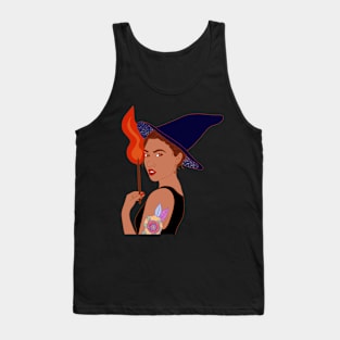 Badass fire witch Tank Top